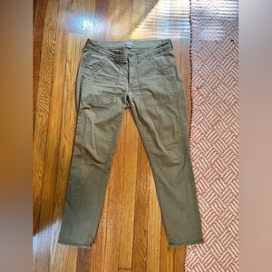 JCrew factory, size 4. Stretch chino straight leg. GREAT pockets